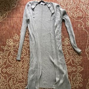 Grey cardigan